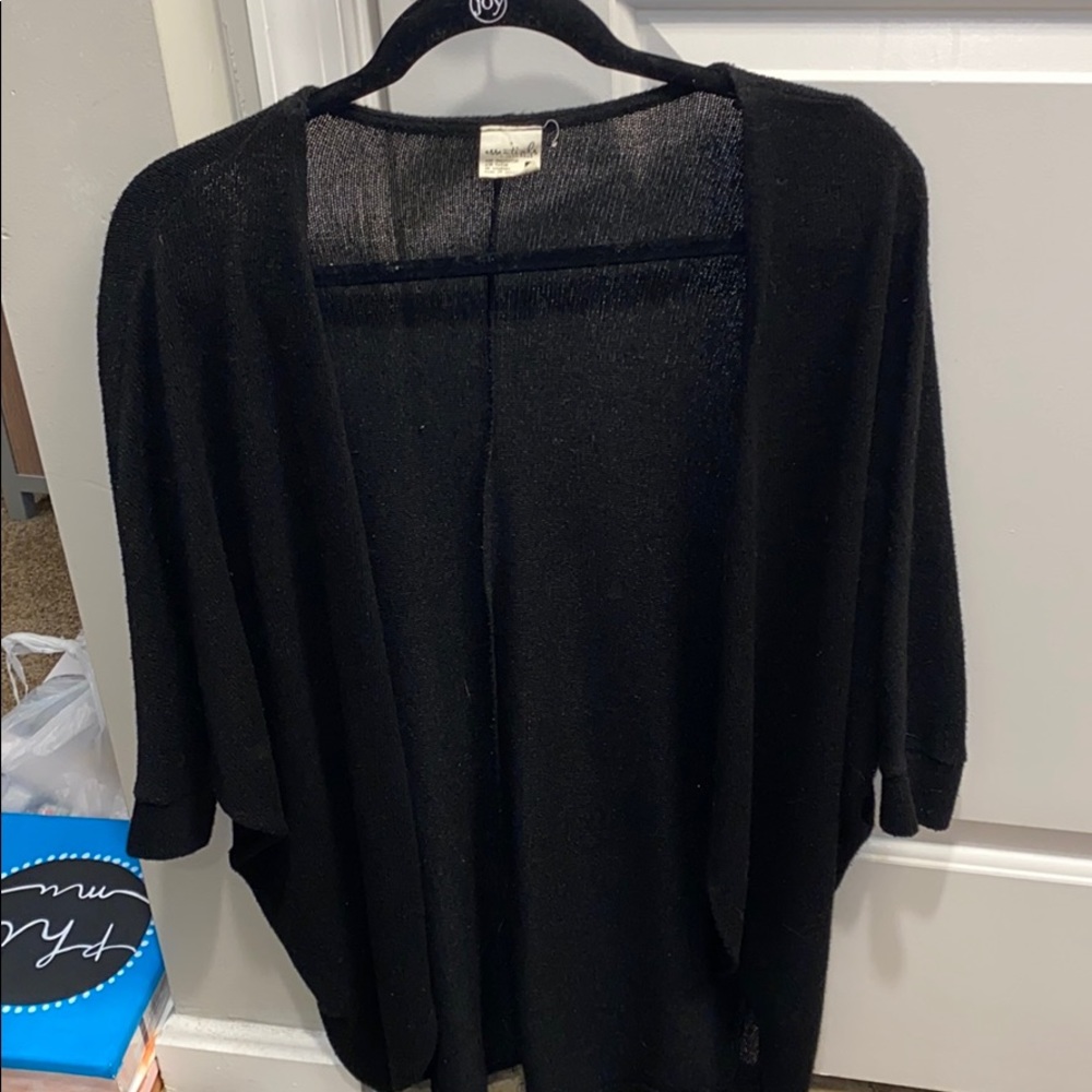 Black cardigan